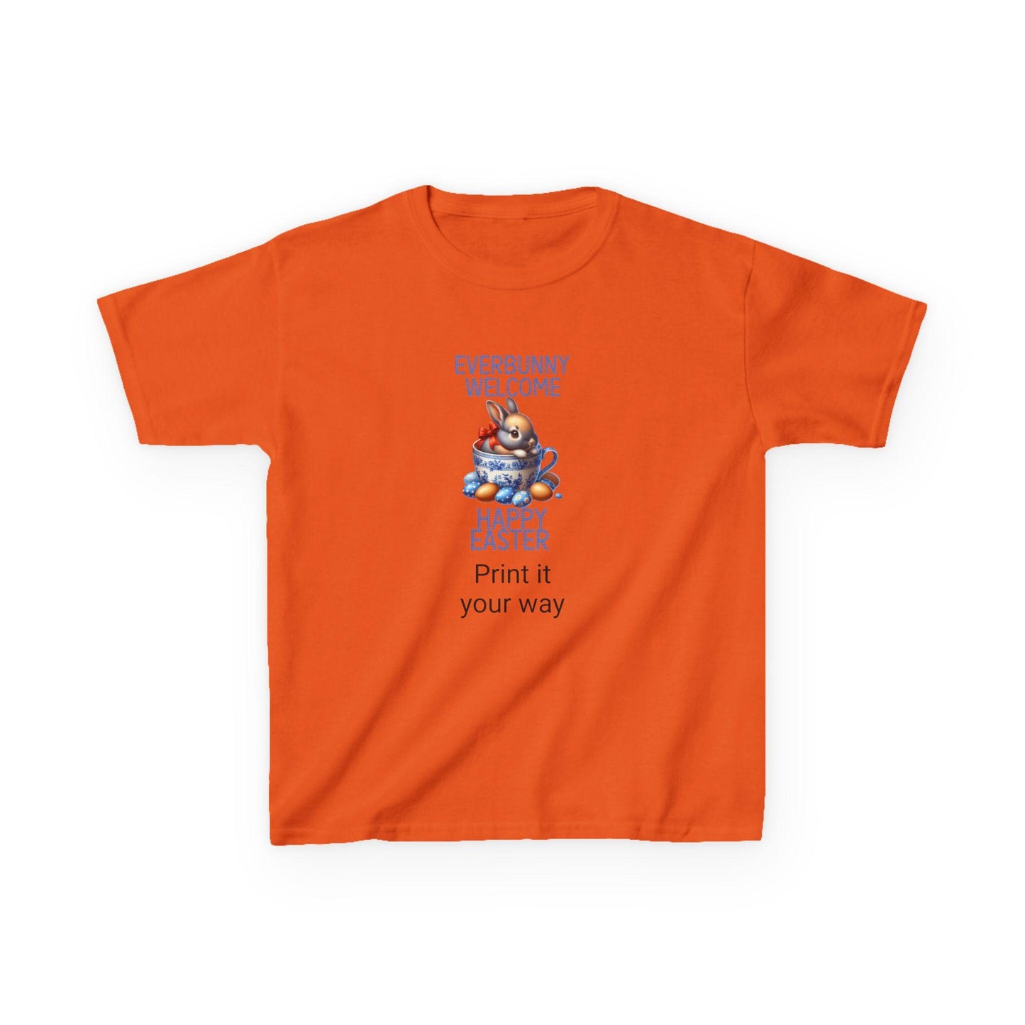 Happy Easter Kids T-Shirt, Everbunny Welcome Tee, Easter Outfit, Spring Gift for Kids, Holiday Apparel, Cute Bunny Design