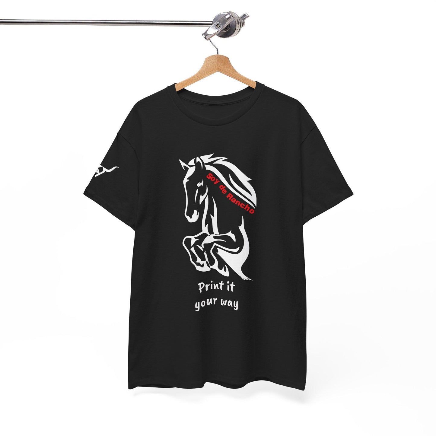Soy de Rancho KPASA GUEY tri-color Mexico Unisex Heavy Cotton Tee