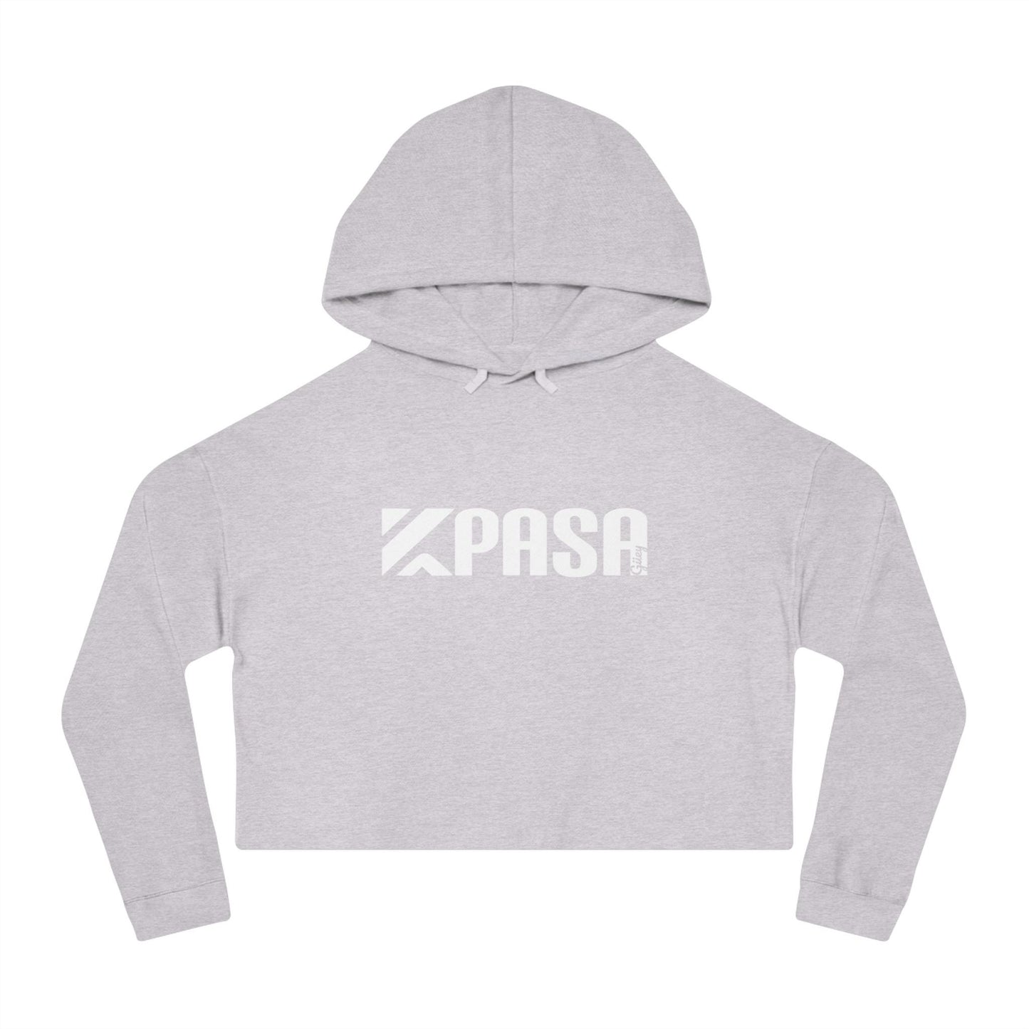 Kpasa Women's Cropped Hoodie Sweatshirt, Trendy Pullover Jumper for Young Ladies, Modern Crop Top, Stylish Hooded Sweatshirt, Fashionable