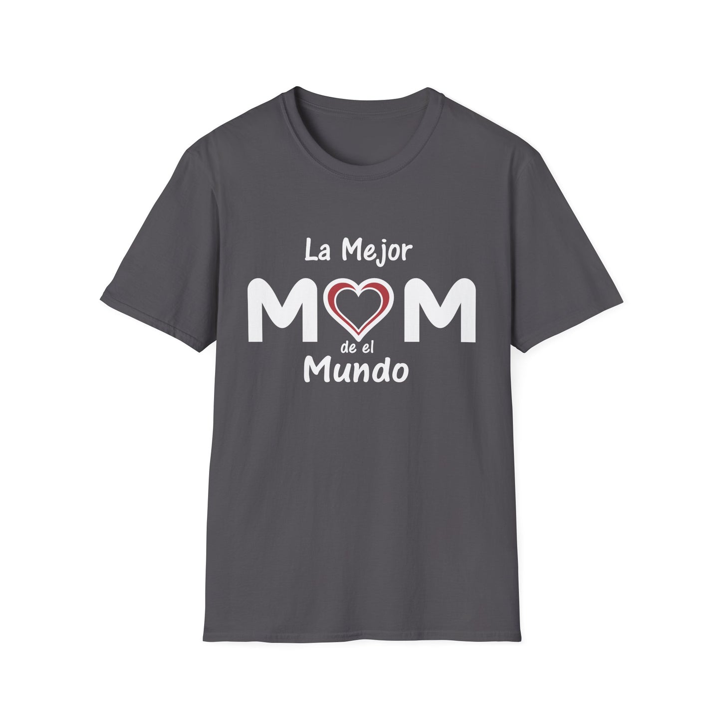 La Mejor Mama Unisex Softstyle T-Shirt. Print Front Only