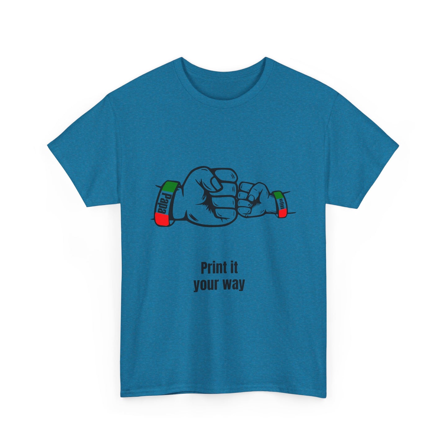 Papa & Hija tri-color Mexico Unisex Heavy Cotton Tee