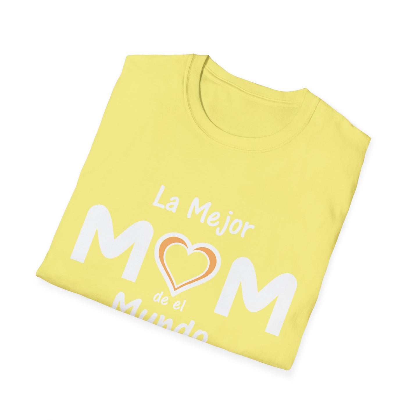 La Mejor Mama Unisex Softstyle T-Shirt. Print Front Only