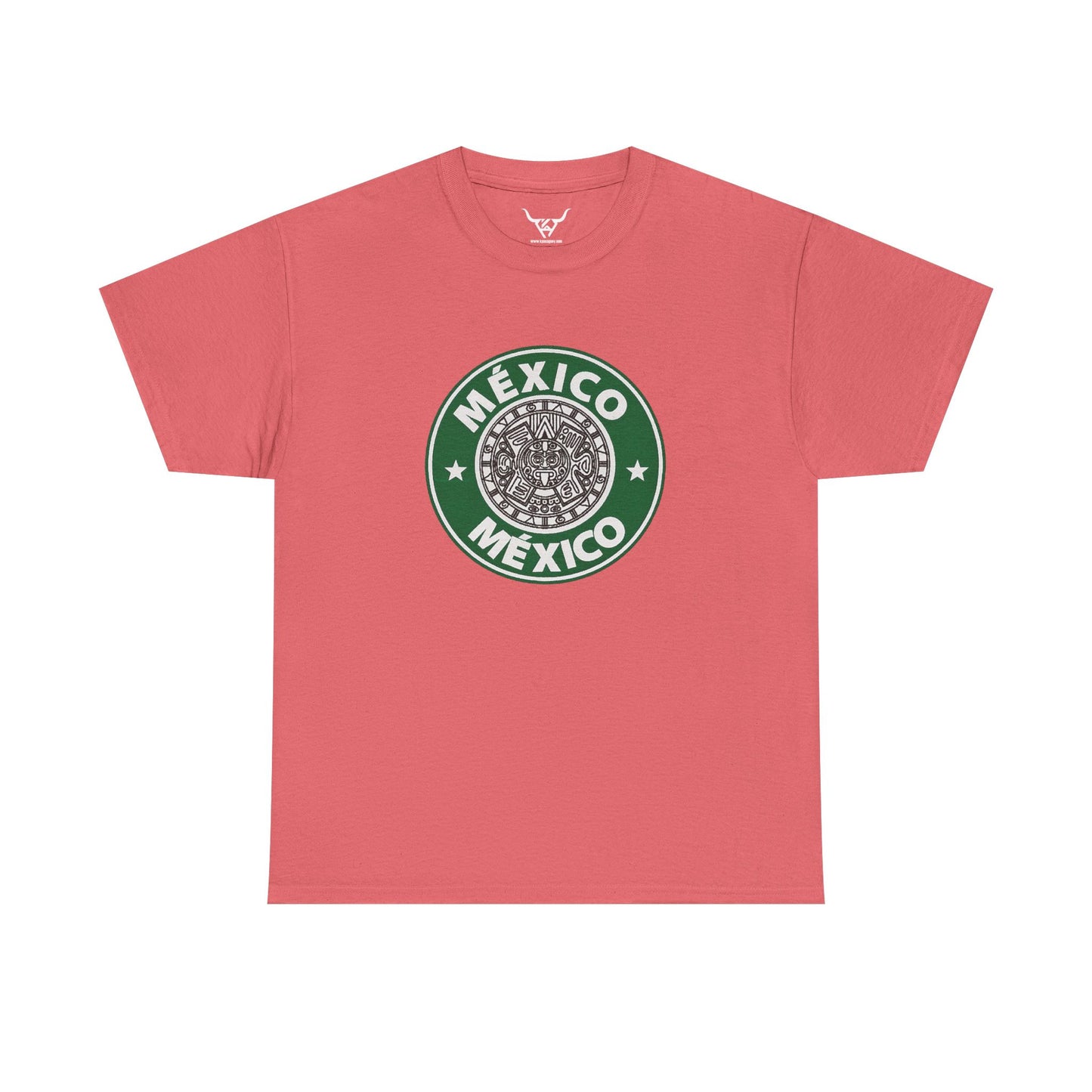 StarBux Mexico, Kpasa,multi-color Unisex Heavy Cotton Tee, Print front Only