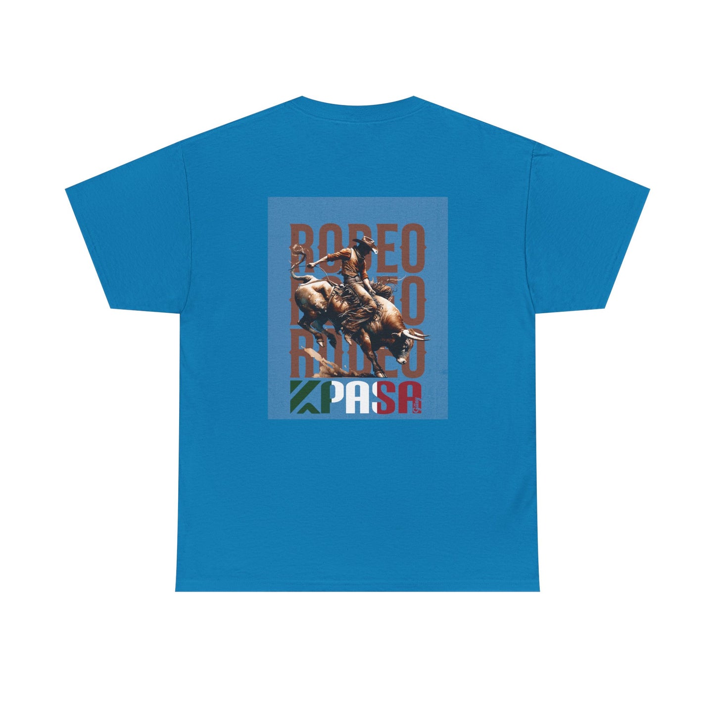 KPASA GUEY tri-color Mexico Unisex Heavy Cotton Tee, Print front and Back