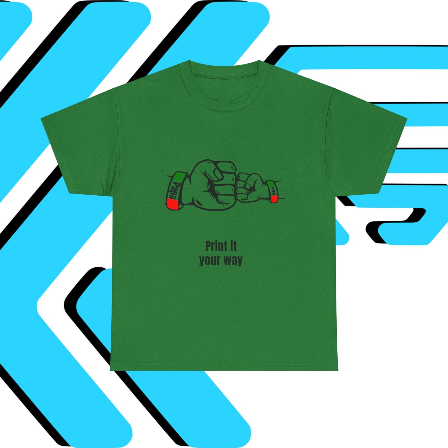 Papa & Hija tri-color Mexico Unisex Heavy Cotton Tee