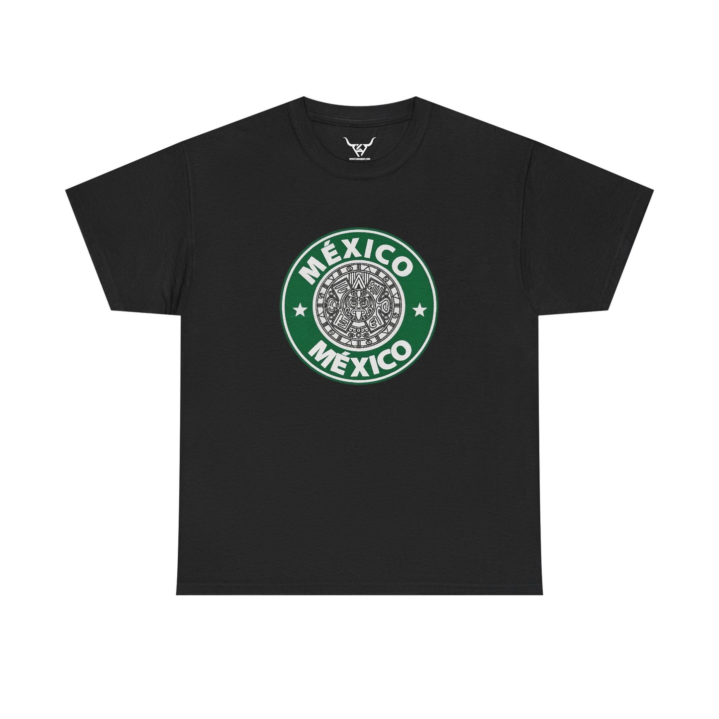 StarBux Mexico, Kpasa,multi-color Unisex Heavy Cotton Tee, Print front Only
