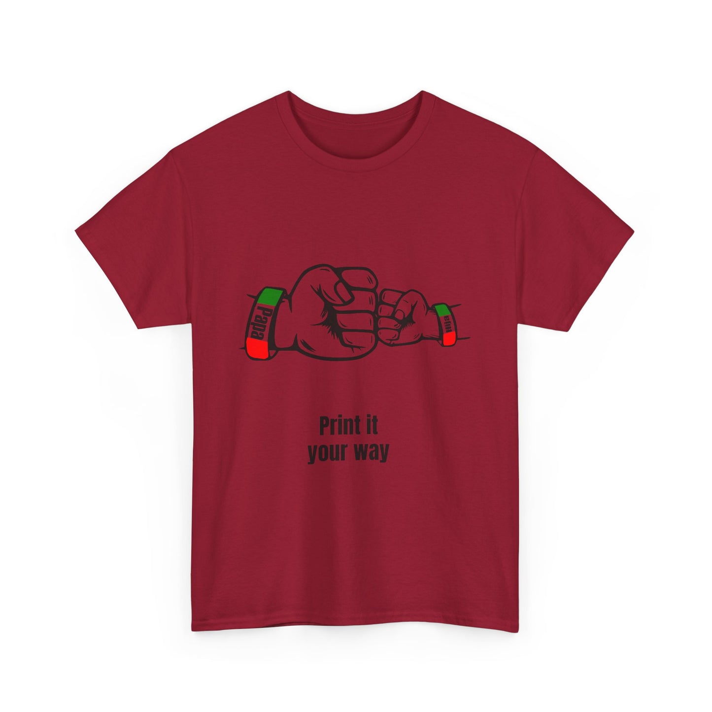 Papa & Hija tri-color Mexico Unisex Heavy Cotton Tee