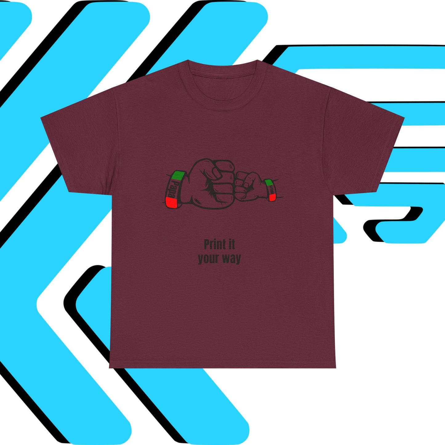 Papa & Hija tri-color Mexico Unisex Heavy Cotton Tee