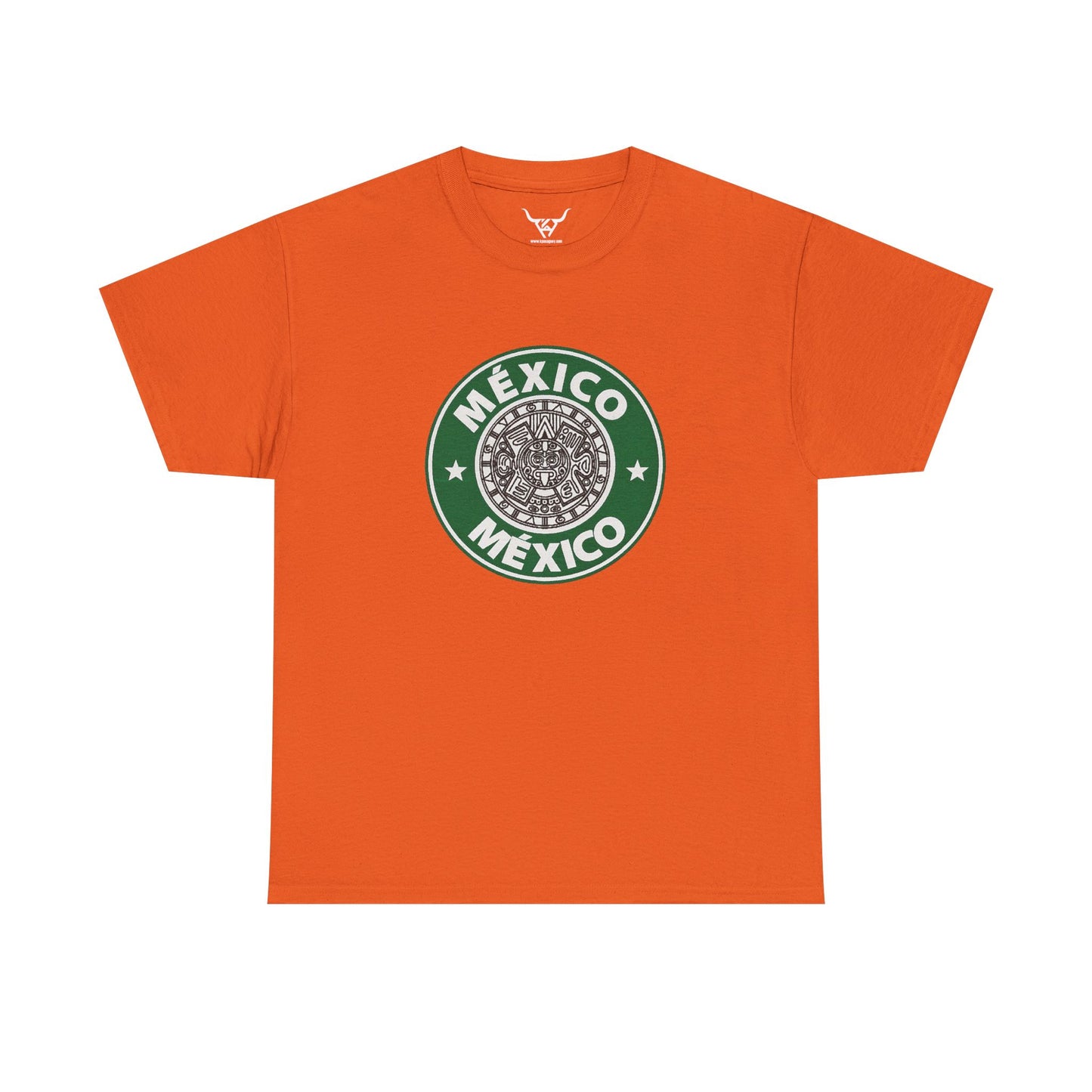 StarBux Mexico, Kpasa,multi-color Unisex Heavy Cotton Tee, Print front Only
