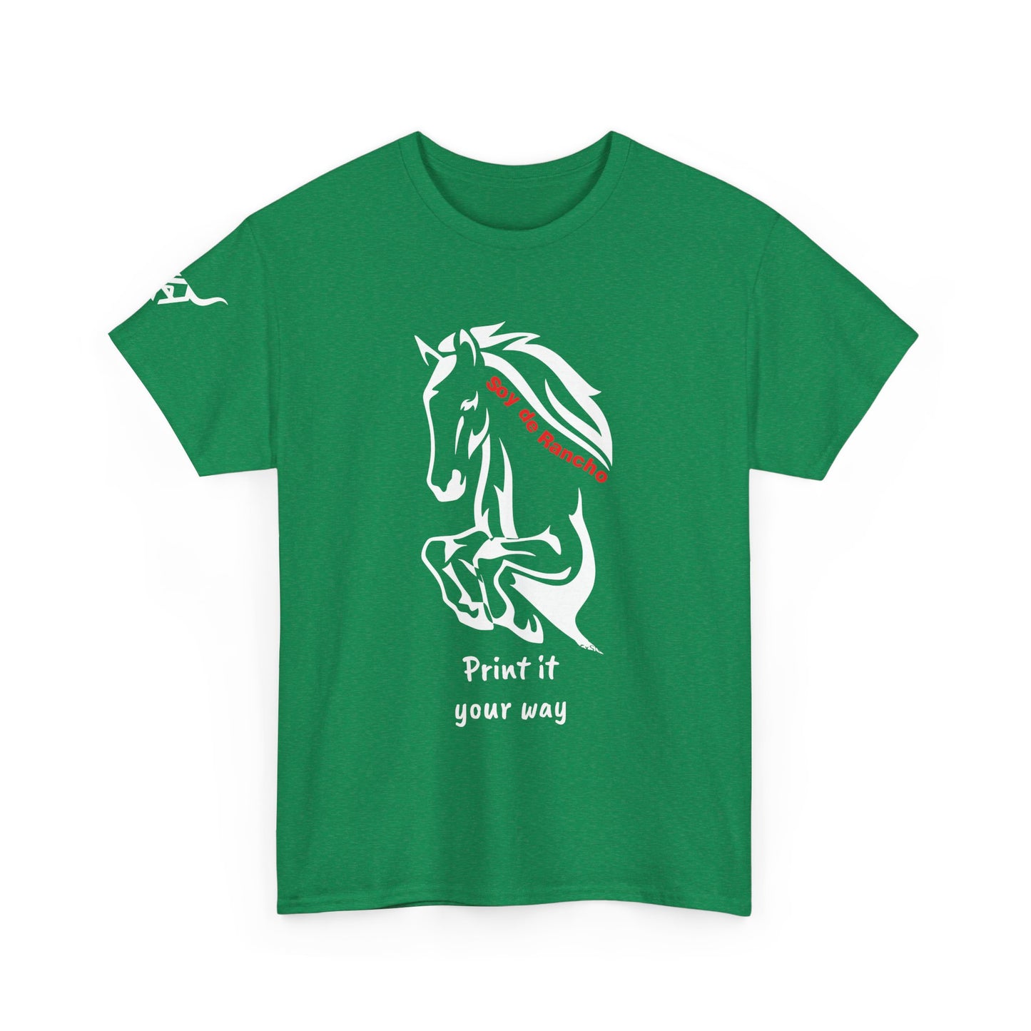 Soy de Rancho KPASA GUEY tri-color Mexico Unisex Heavy Cotton Tee