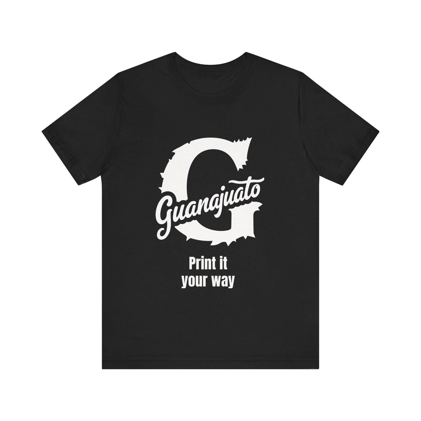 Guanjuato Graphic Tee, Unisex Jersey T-Shirt for Travelers, Summer Fashion Shirt, Birthday Gift, Casual Wear