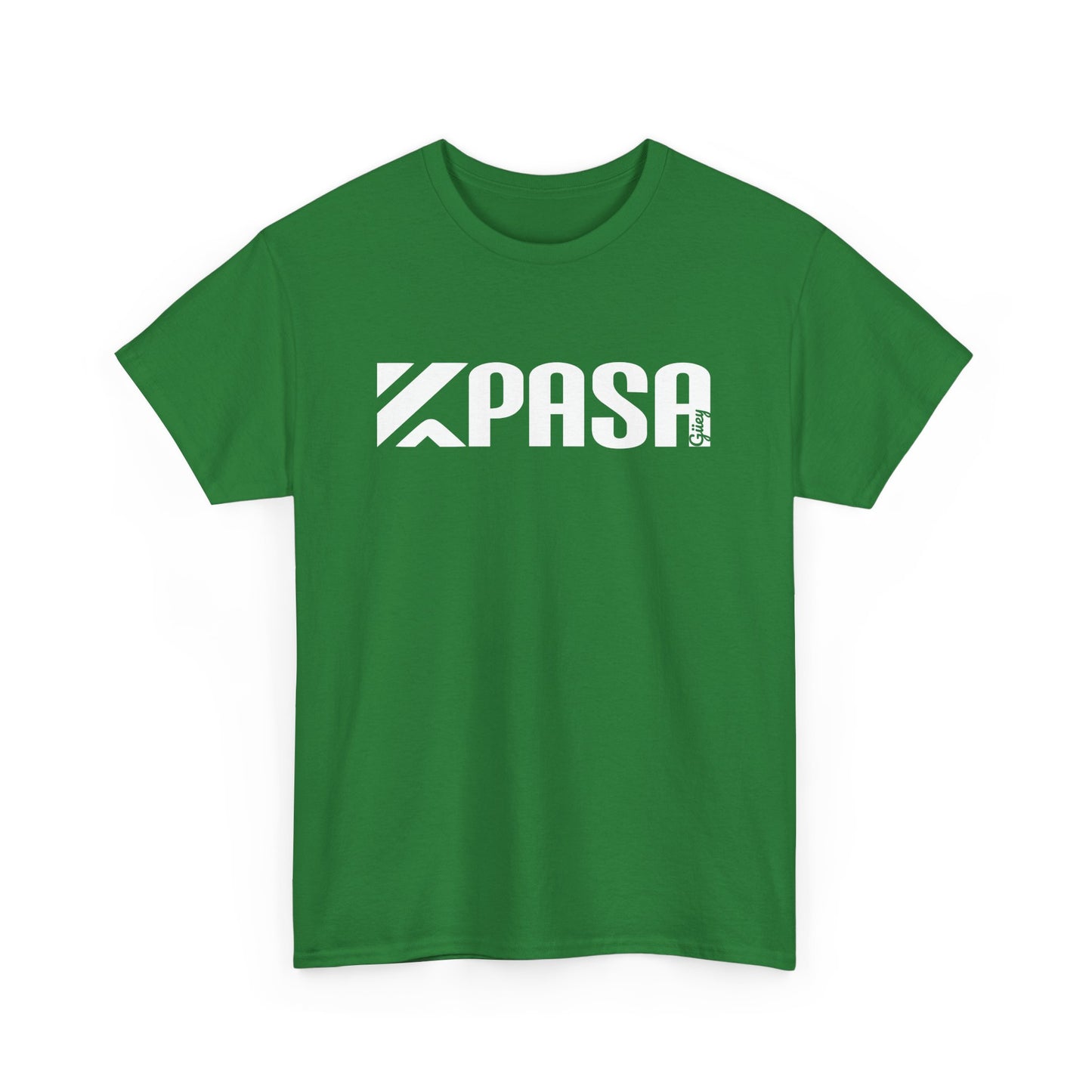 KPASA GUEY white design Unisex Heavy Cotton Tee, Moda con Sabor a Rancho, Front Only