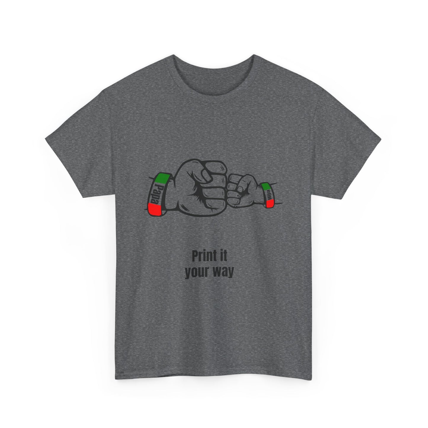 Papa & Hija tri-color Mexico Unisex Heavy Cotton Tee