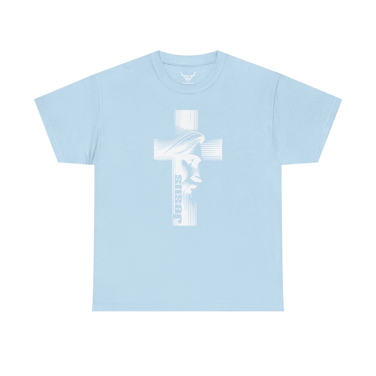 Jesus Christ , Kpasa, multi-color Unisex Heavy Cotton Tee, Print front Only
