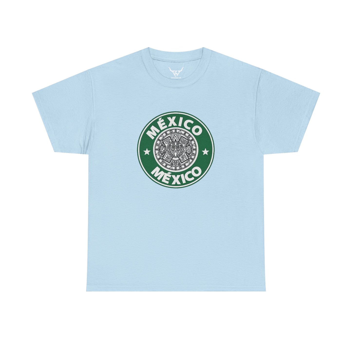 StarBux Mexico, Kpasa,multi-color Unisex Heavy Cotton Tee, Print front Only