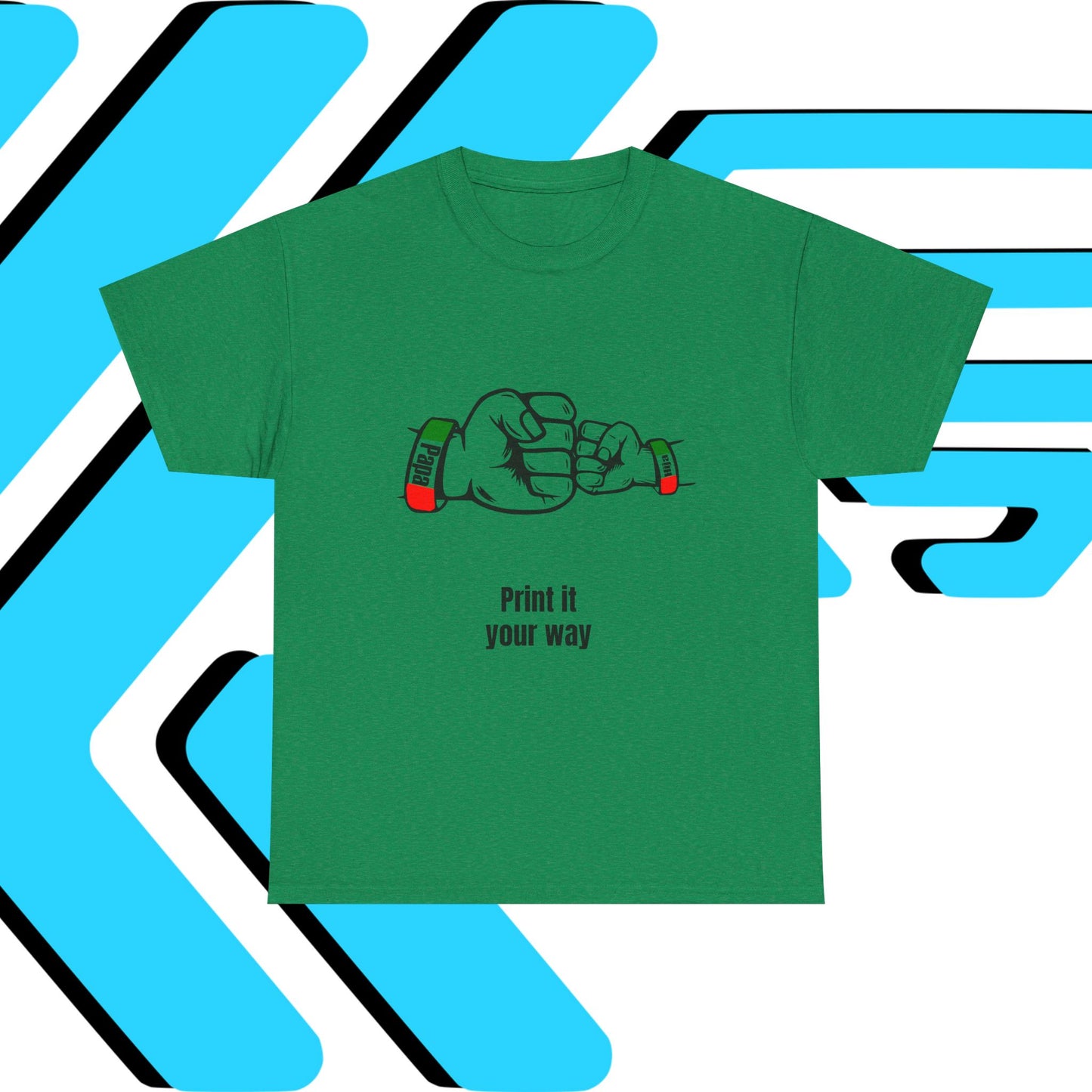 Papa & Hija tri-color Mexico Unisex Heavy Cotton Tee