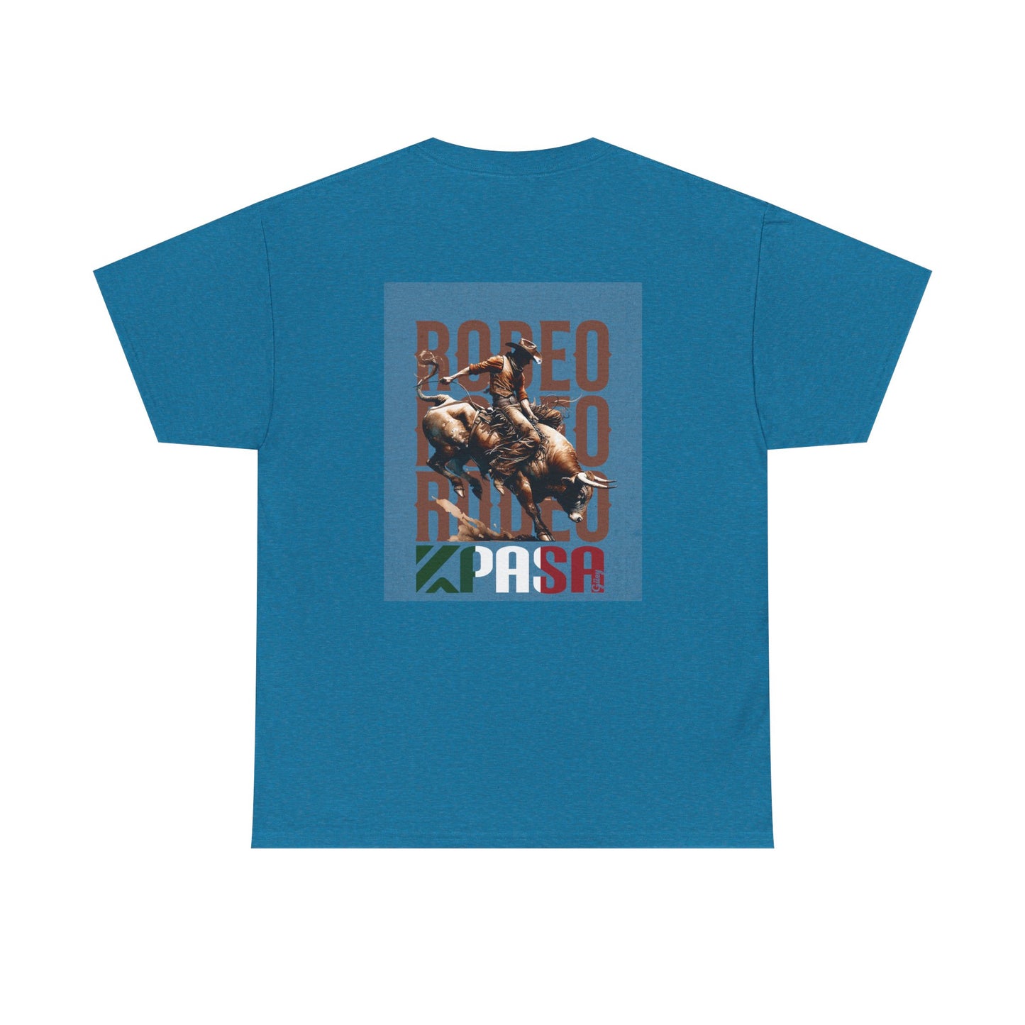 KPASA GUEY tri-color Mexico Unisex Heavy Cotton Tee, Print front and Back