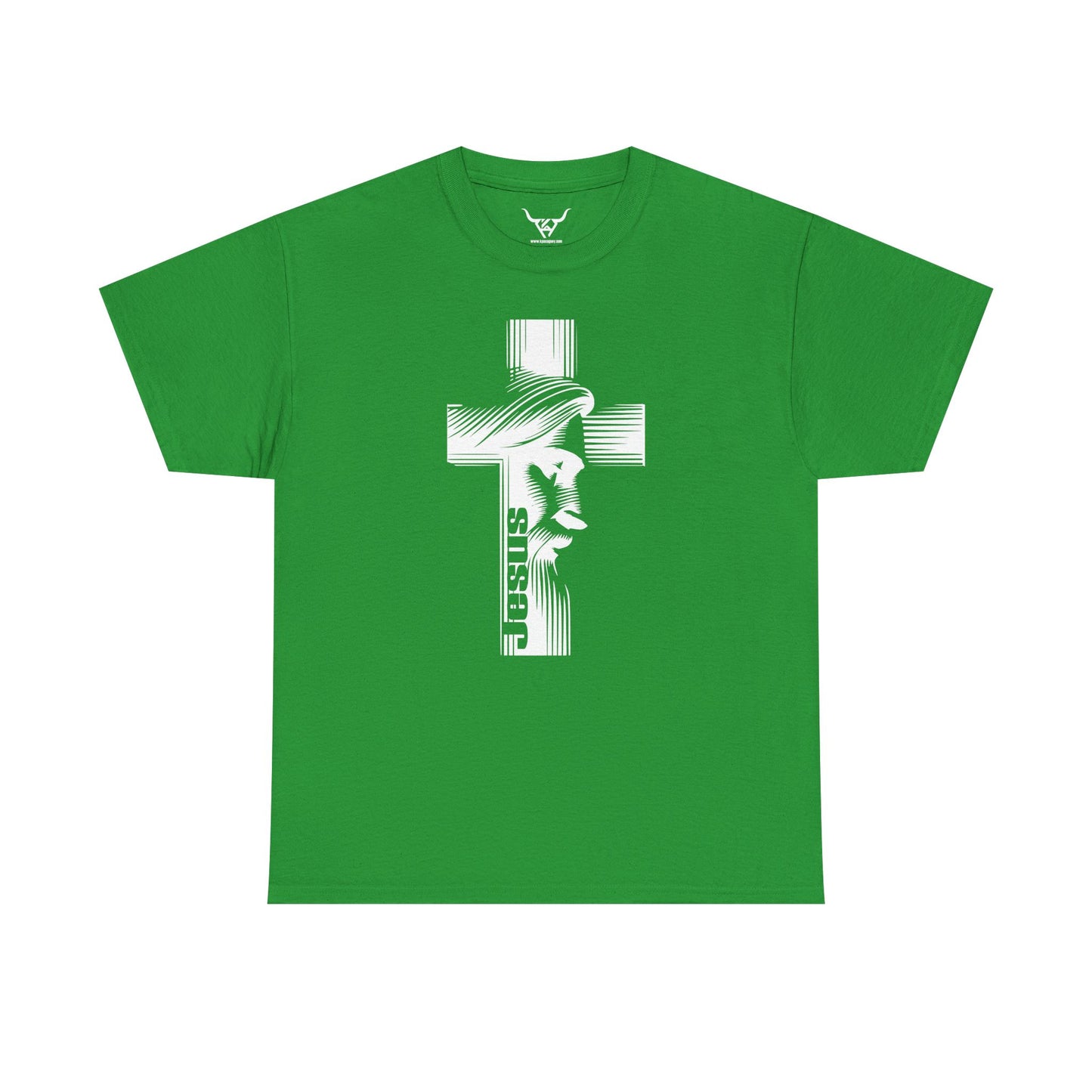 Jesus Christ , Kpasa, multi-color Unisex Heavy Cotton Tee, Print front Only