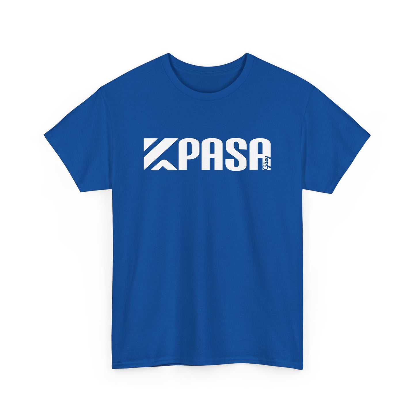 KPASA GUEY white design Unisex Heavy Cotton Tee, Moda con Sabor a Rancho, Front Only