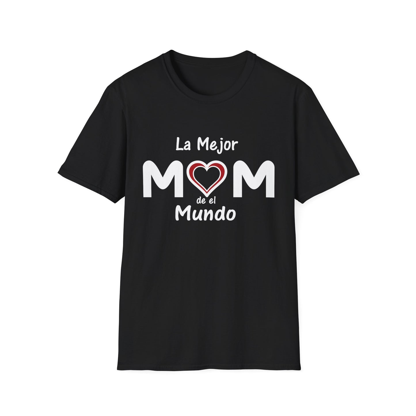 La Mejor Mama Unisex Softstyle T-Shirt. Print Front Only