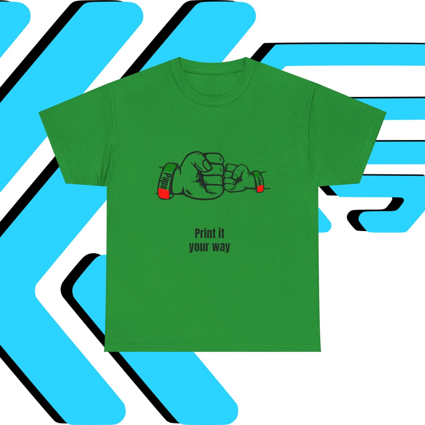 Papa & Hija tri-color Mexico Unisex Heavy Cotton Tee
