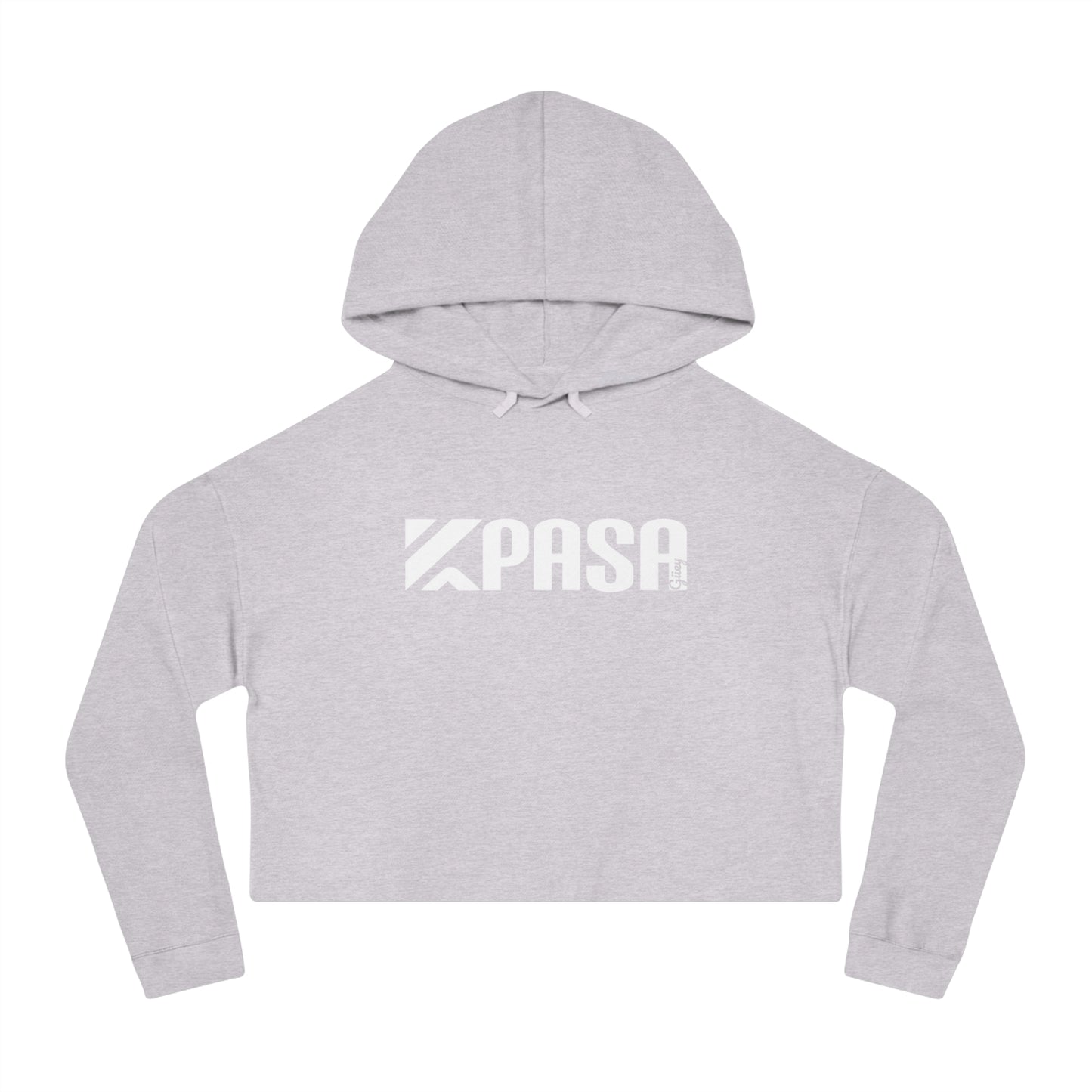 Kpasa Women's Cropped Hoodie Sweatshirt, Trendy Pullover Jumper for Young Ladies, Modern Crop Top, Stylish Hooded Sweatshirt, Fashionable