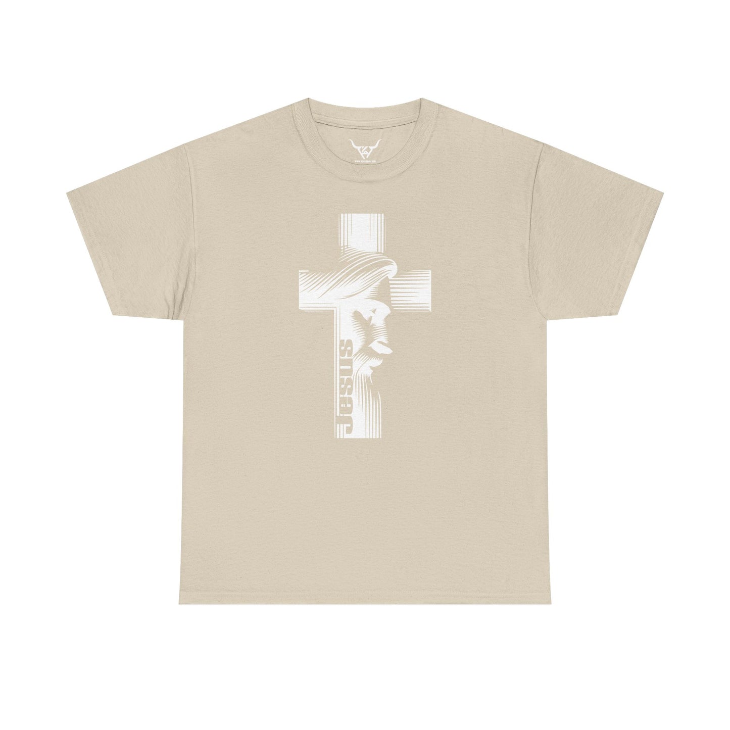 Jesus Christ , Kpasa, multi-color Unisex Heavy Cotton Tee, Print front Only