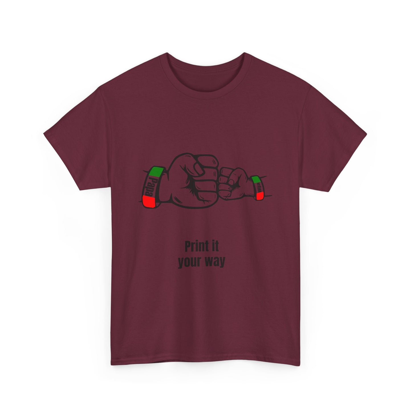 Papa & Hija tri-color Mexico Unisex Heavy Cotton Tee