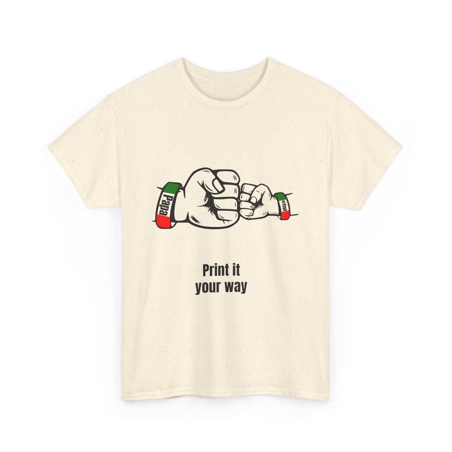 Papa & Hija tri-color Mexico Unisex Heavy Cotton Tee