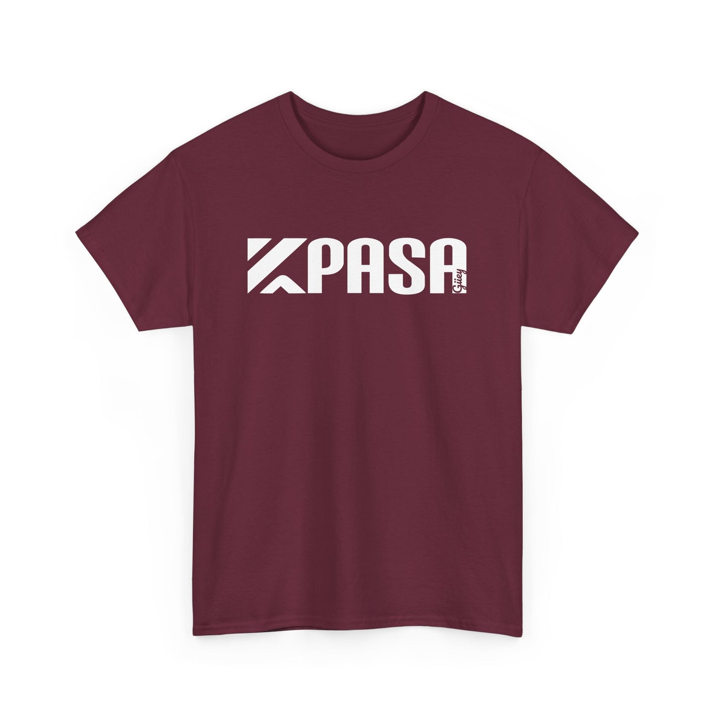 KPASA GUEY white design Unisex Heavy Cotton Tee, Moda con Sabor a Rancho, Front Only