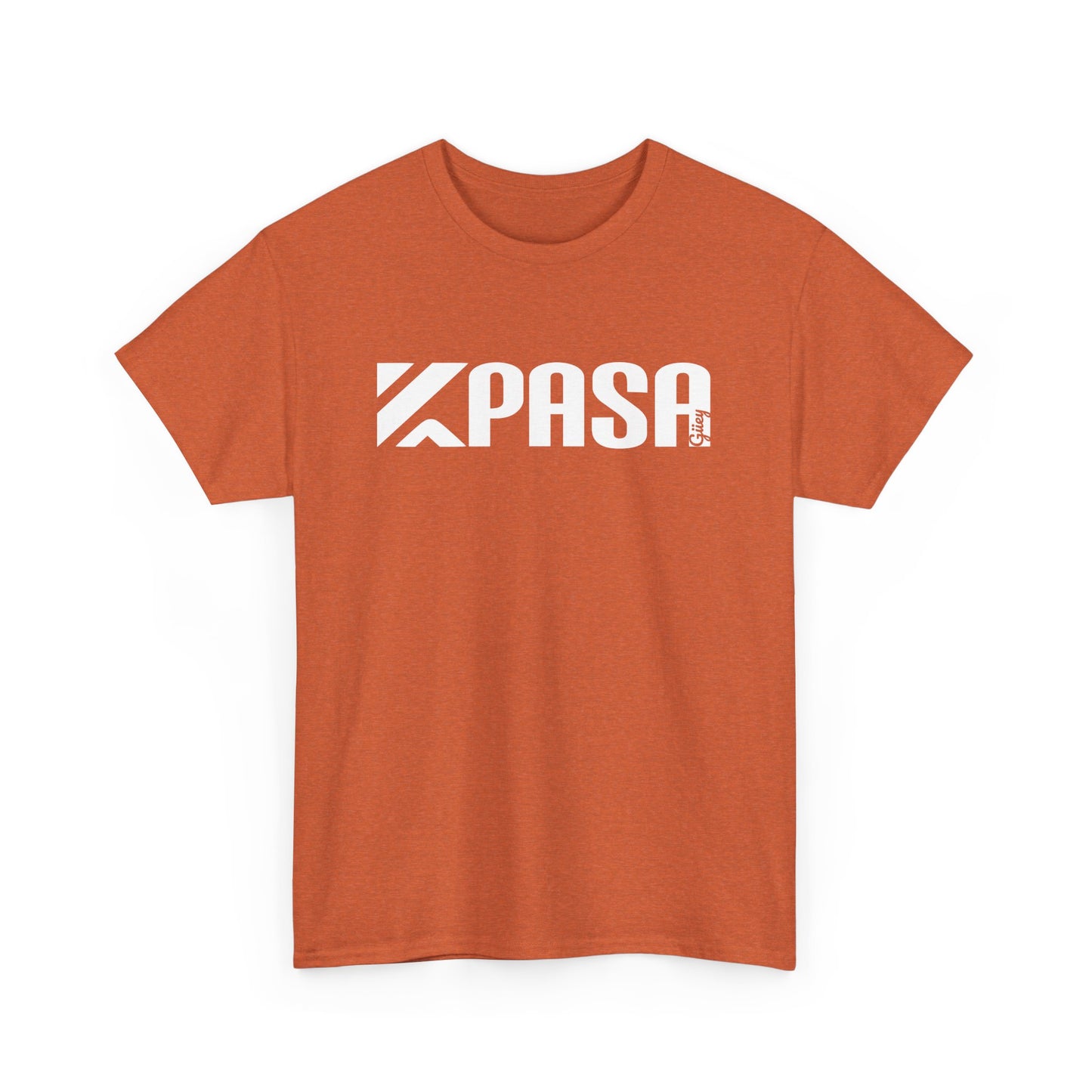 KPASA GUEY white design Unisex Heavy Cotton Tee, Moda con Sabor a Rancho, Front Only