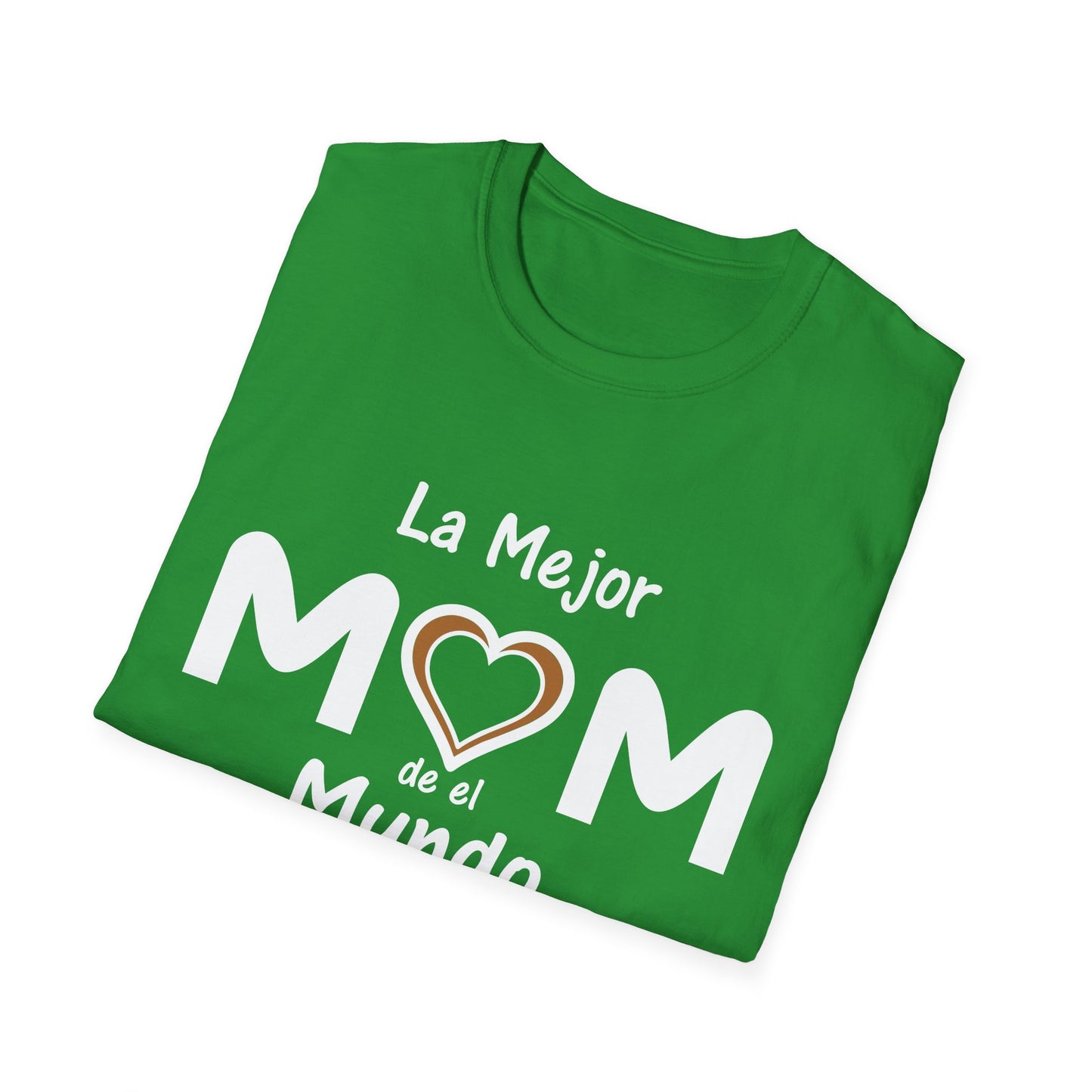 La Mejor Mama Unisex Softstyle T-Shirt. Print Front Only