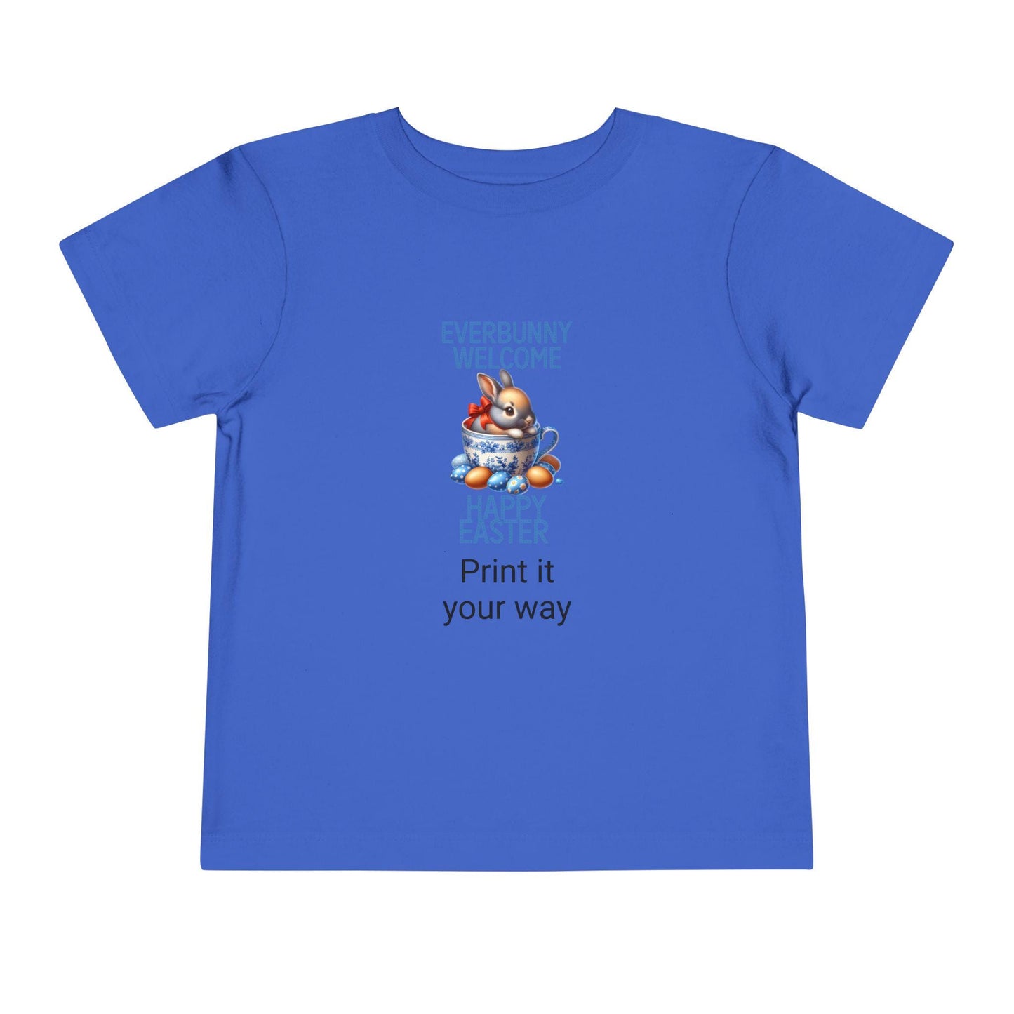 Easter Bunny Toddler Tee, Cute Kids Shirt, Happy Easter Gift, Spring Outfit, Bunny Graphic Tee, Toddler Easter Apparel