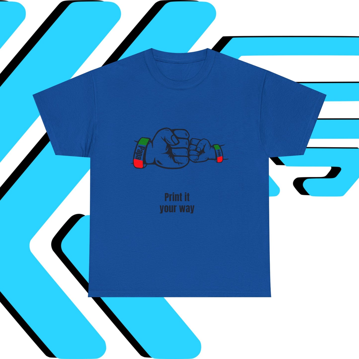 Papa & Hija tri-color Mexico Unisex Heavy Cotton Tee