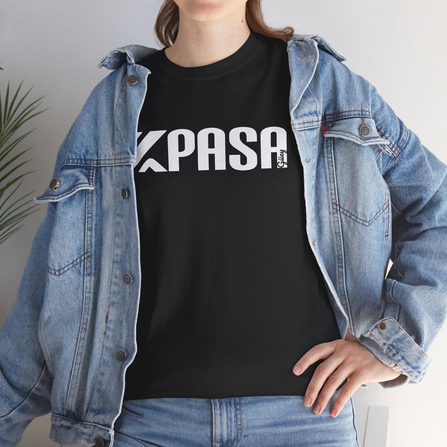 KPASA GUEY white design Unisex Heavy Cotton Tee, Moda con Sabor a Rancho, Front Only