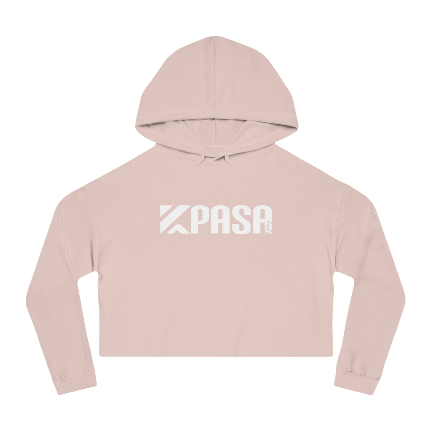 Kpasa Women's Cropped Hoodie Sweatshirt, Trendy Pullover Jumper for Young Ladies, Modern Crop Top, Stylish Hooded Sweatshirt, Fashionable