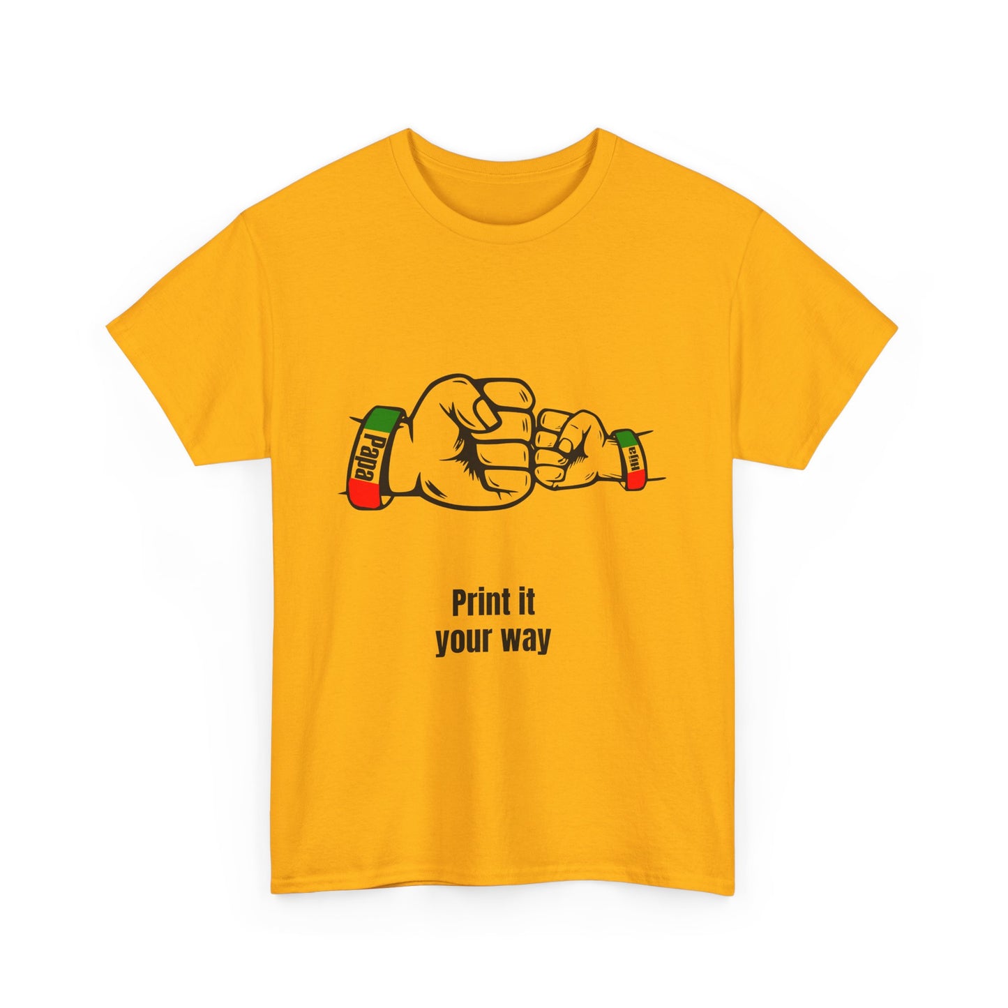 Papa & Hija tri-color Mexico Unisex Heavy Cotton Tee