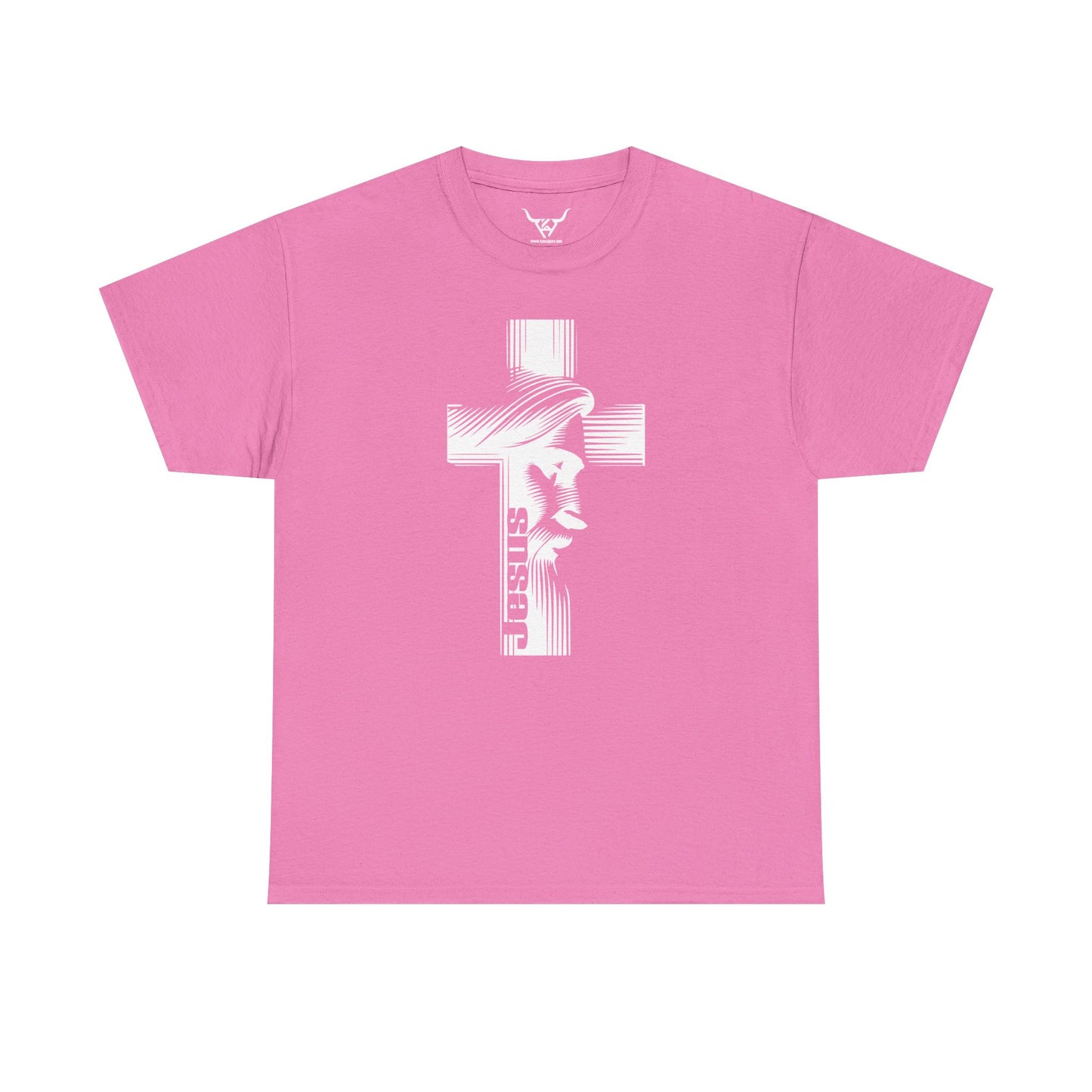 Jesus Christ , Kpasa, multi-color Unisex Heavy Cotton Tee, Print front Only