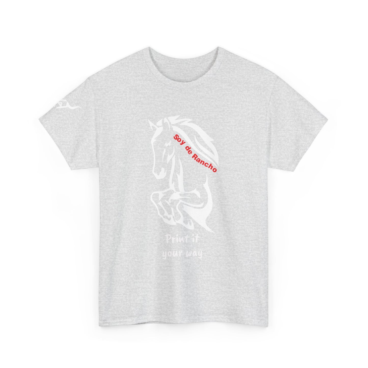 Soy de Rancho KPASA GUEY tri-color Mexico Unisex Heavy Cotton Tee