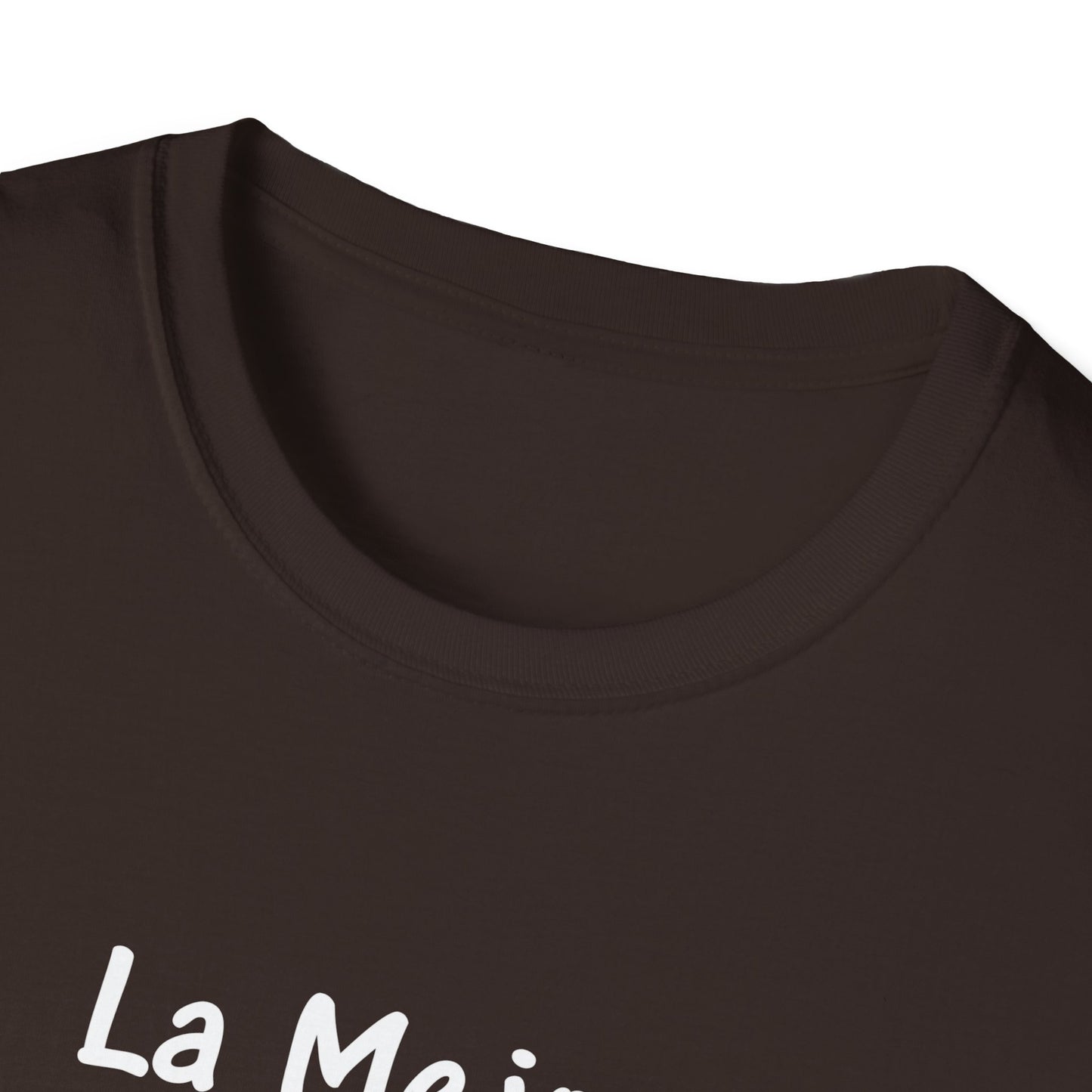 La Mejor Mama Unisex Softstyle T-Shirt. Print Front Only