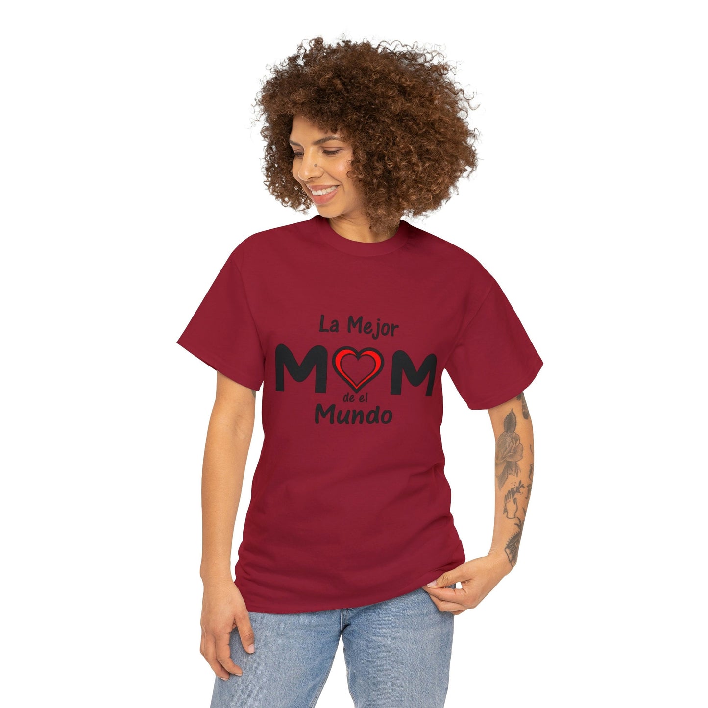La Mejor MOM del Mundo, Unisex Heavy Cotton Tee