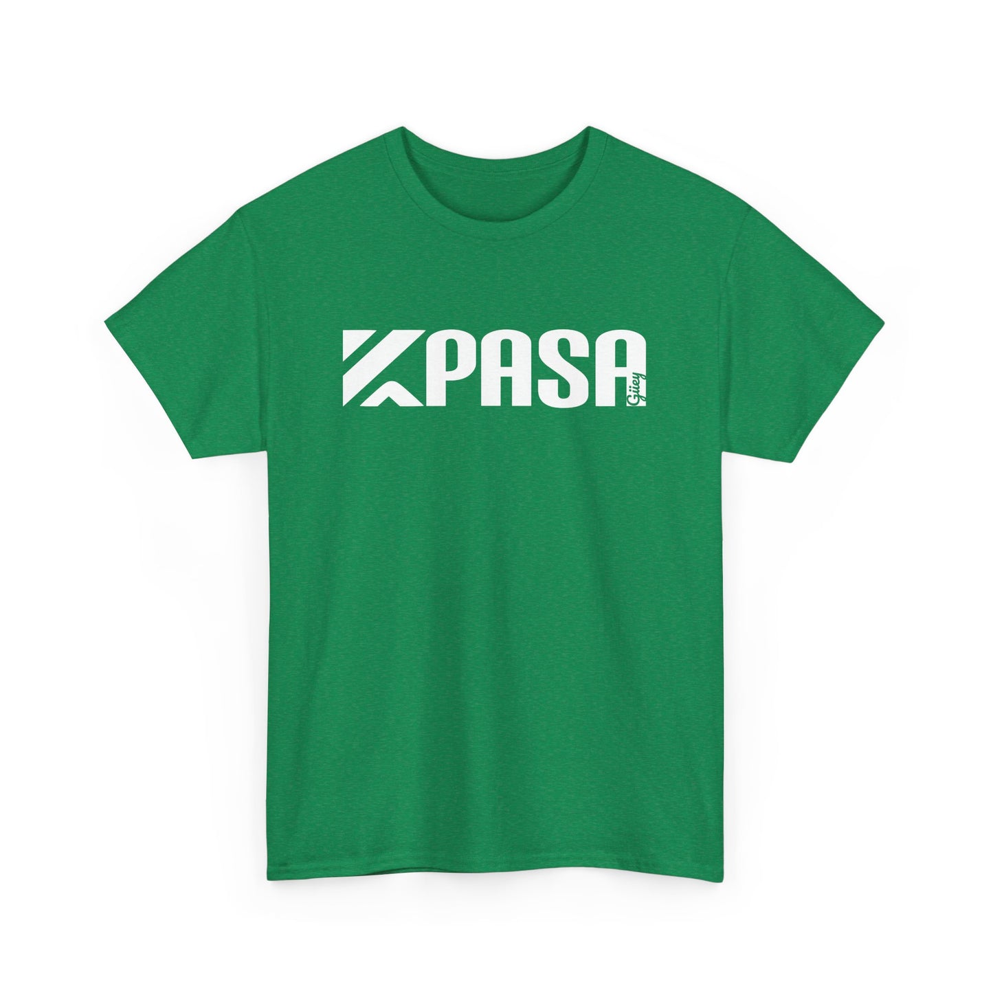 KPASA GUEY white design Unisex Heavy Cotton Tee, Moda con Sabor a Rancho, Front Only