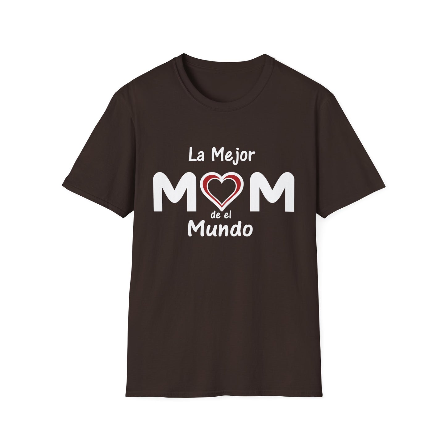 La Mejor Mama Unisex Softstyle T-Shirt. Print Front Only
