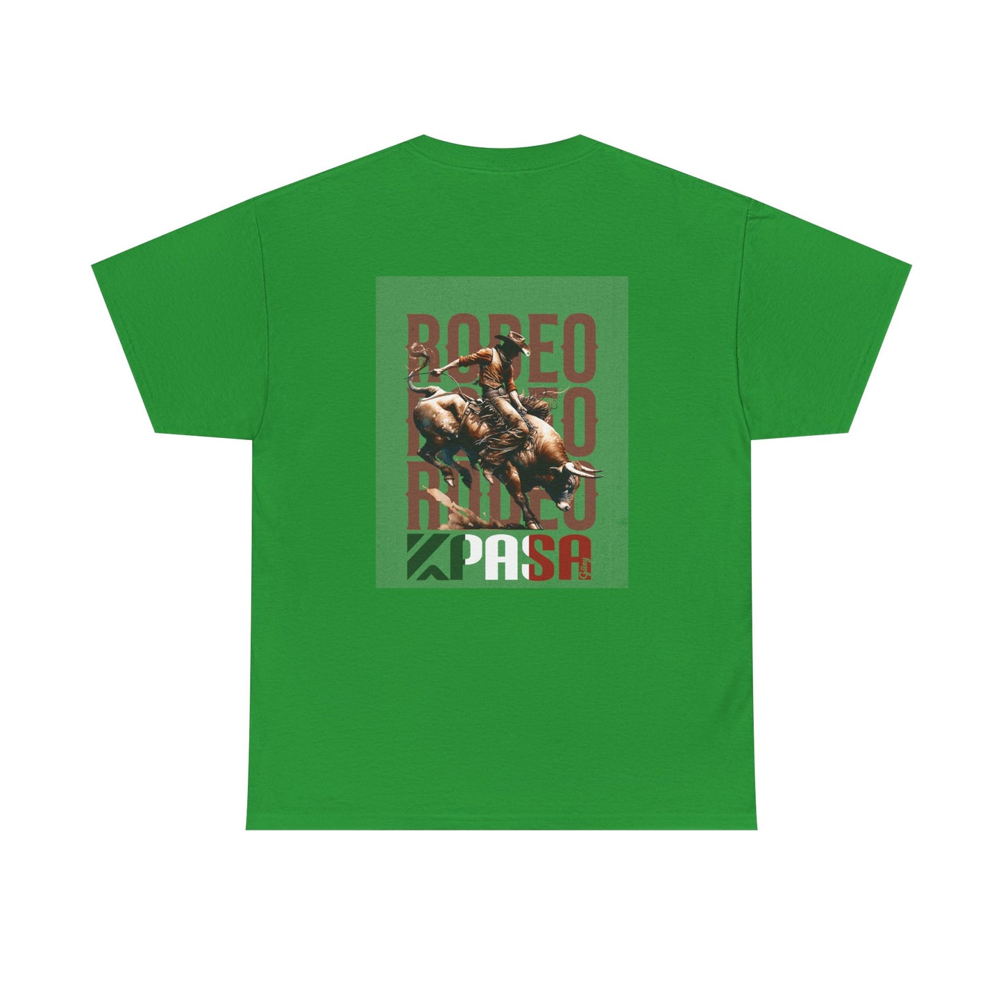KPASA GUEY tri-color Mexico Unisex Heavy Cotton Tee, Print front and Back