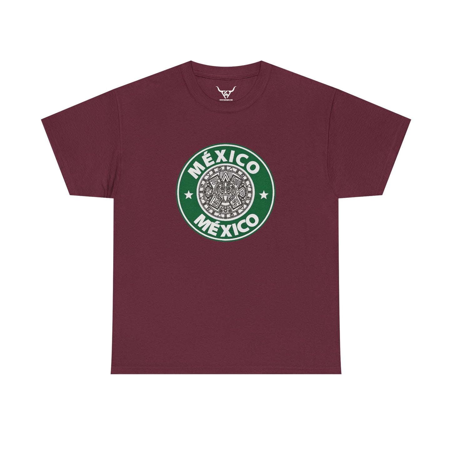StarBux Mexico, Kpasa,multi-color Unisex Heavy Cotton Tee, Print front Only