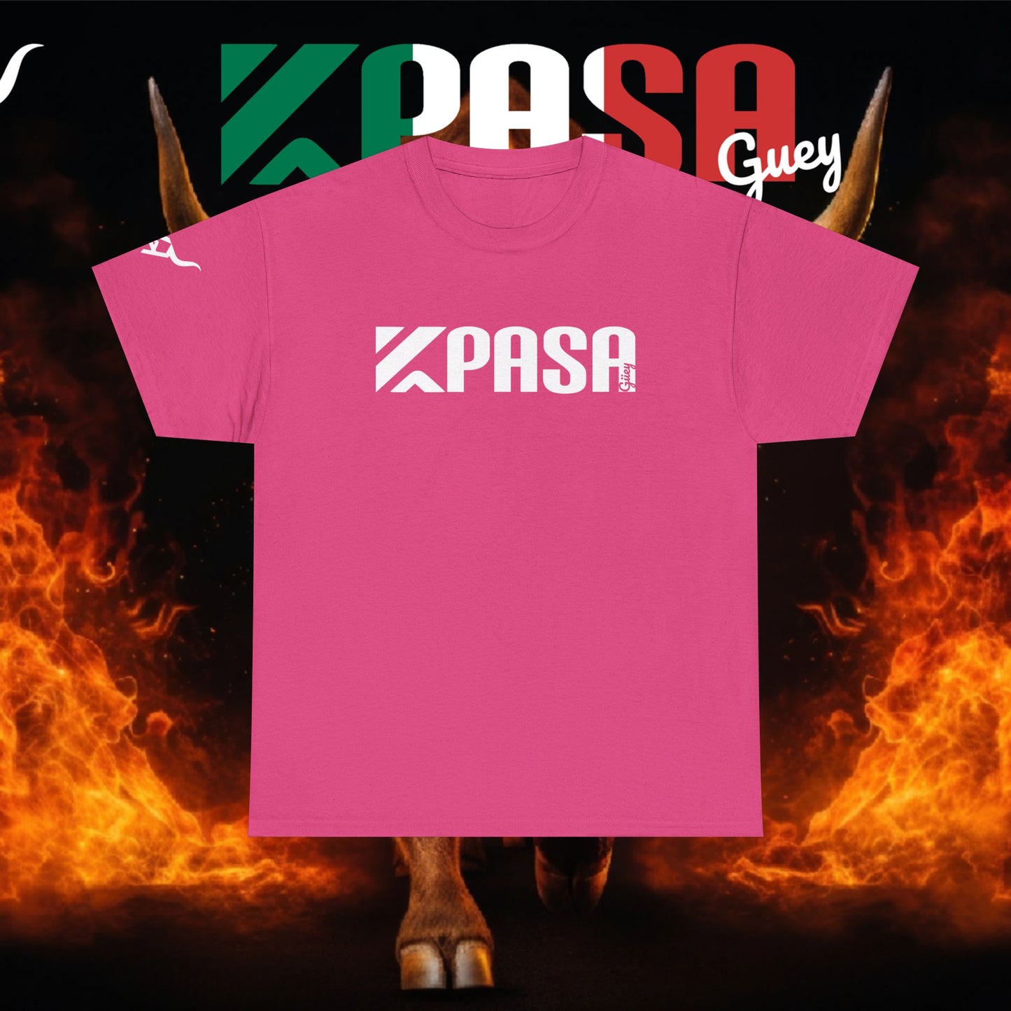 KPASA GUEY white design Unisex Heavy Cotton Tee, Moda con Sabor a Rancho