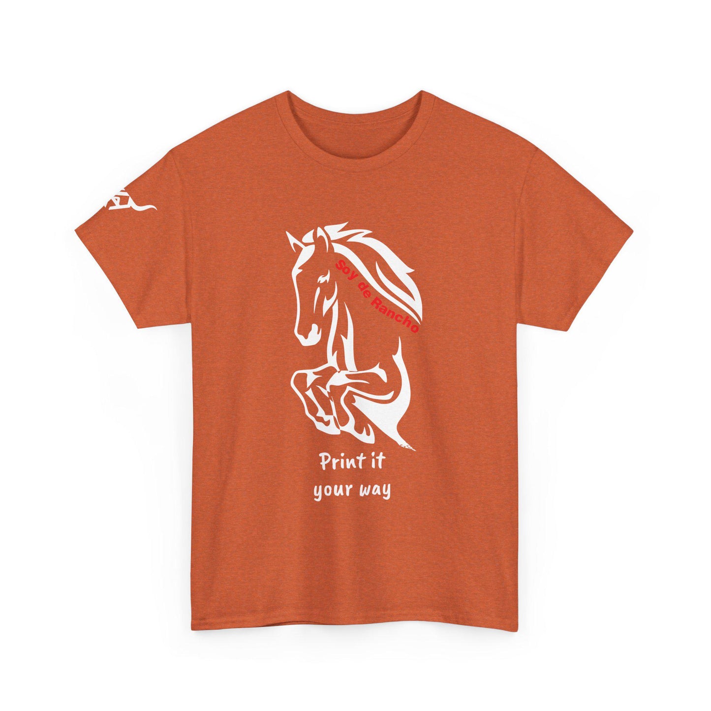 Soy de Rancho KPASA GUEY tri-color Mexico Unisex Heavy Cotton Tee