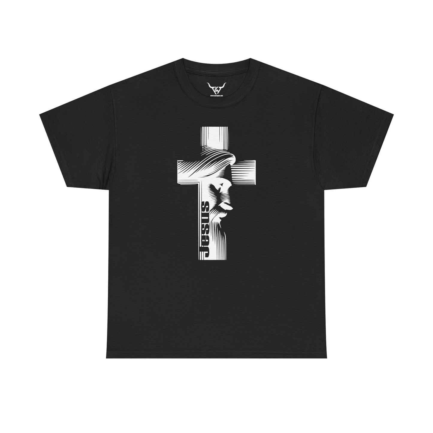 Jesus Christ , Kpasa, multi-color Unisex Heavy Cotton Tee, Print front Only
