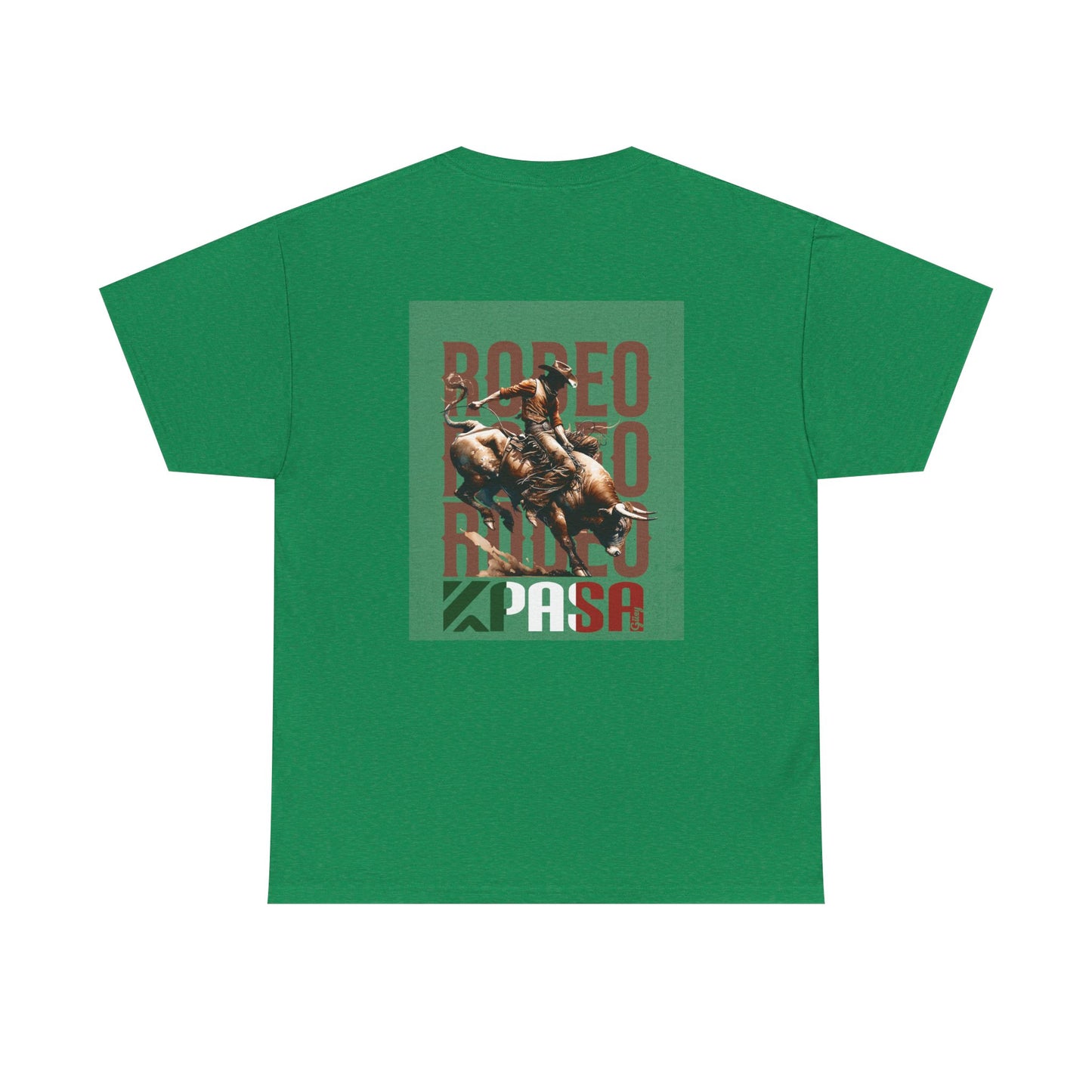KPASA GUEY tri-color Mexico Unisex Heavy Cotton Tee, Print front and Back