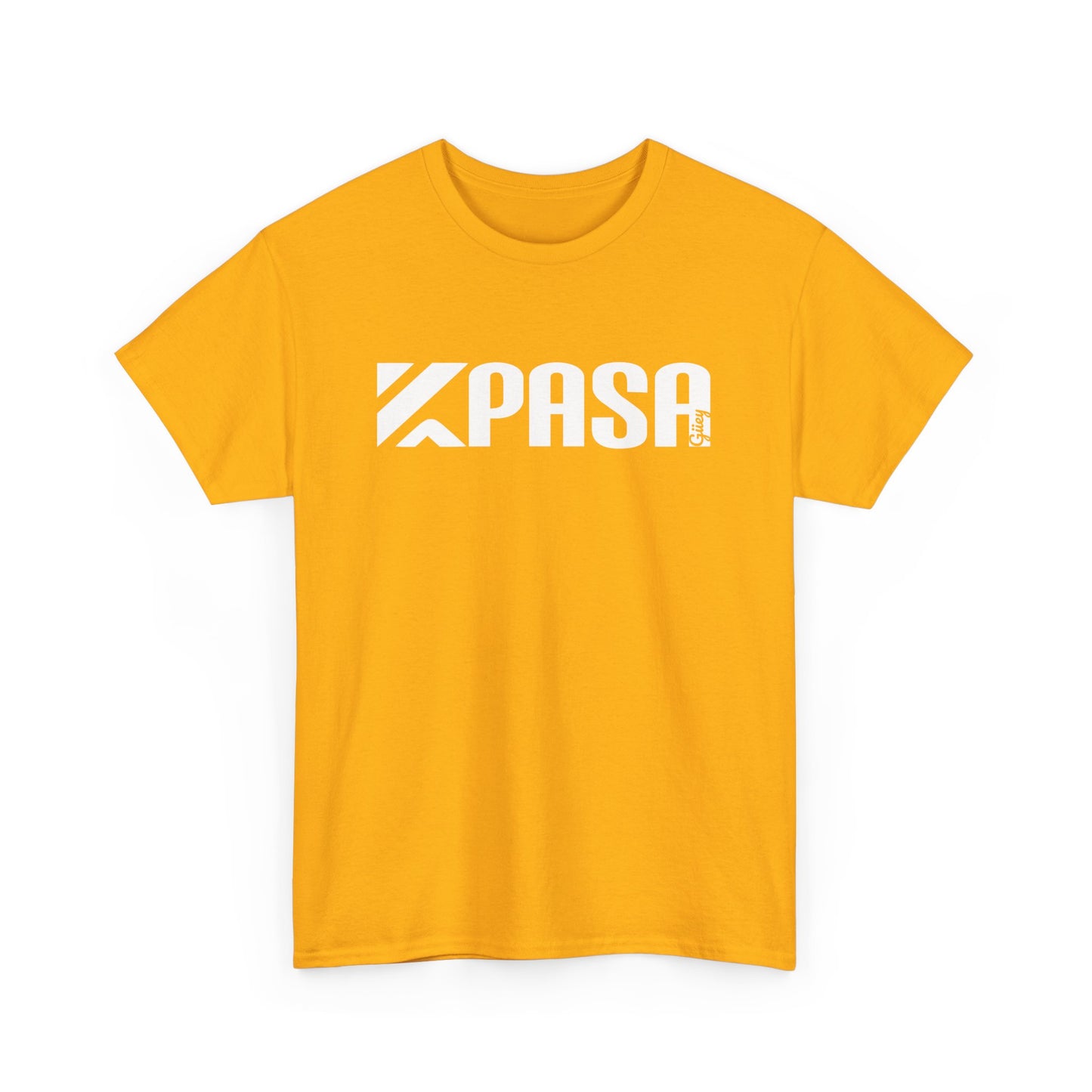 KPASA GUEY white design Unisex Heavy Cotton Tee, Moda con Sabor a Rancho, Front Only